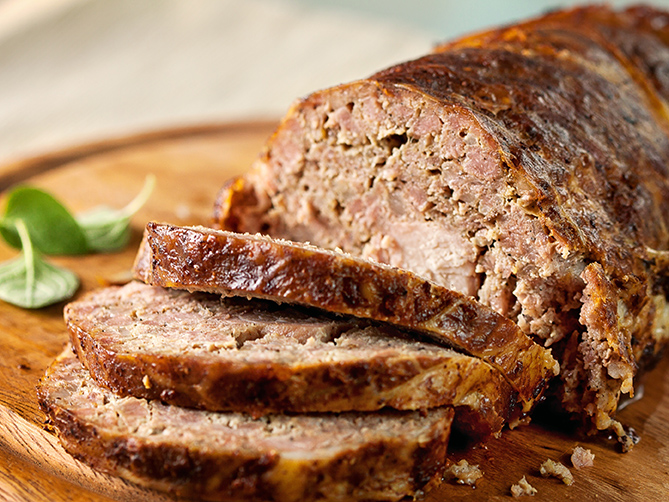 Meatloaf, Fully Cooked